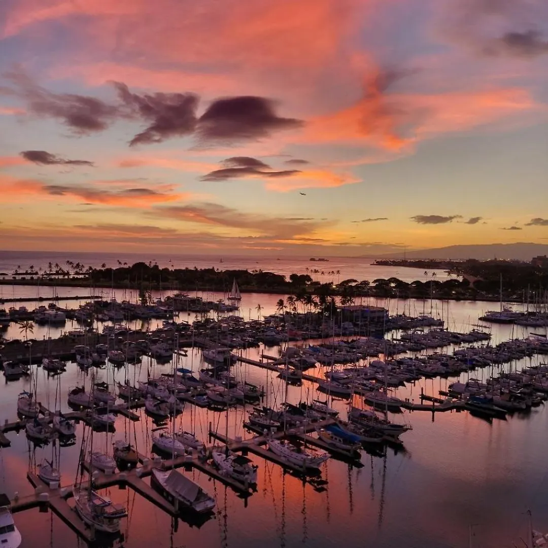 Ilikai Marina 1094 Yacht Harbor View 1Br Apartment Honolulu